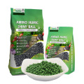 Amino humic shiny ball NPK compound organic fertilizer humic acid high quality base fertilizer wholesale